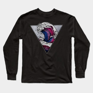 Bisexual LGBT Wave Long Sleeve T-Shirt